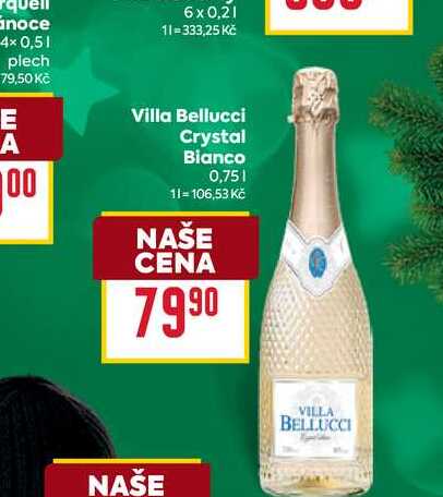 Villa Bellucci Crystal Bianco 0,75l