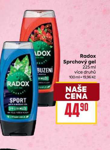 Radox Sprchový gel 225 ml 