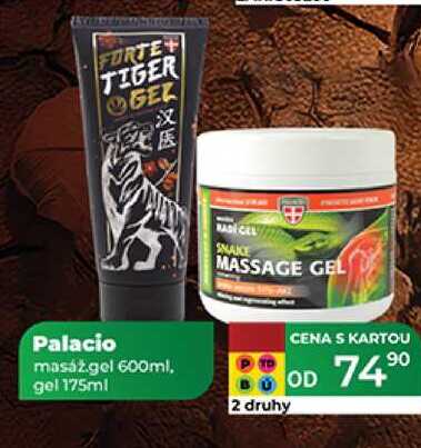 Palacio masáž.gel 600ml. gel 175ml 