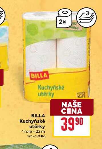BILLA Kuchyňské utěrky 