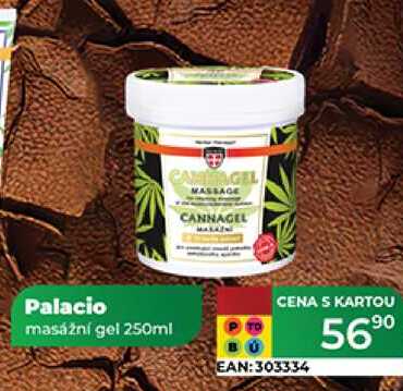 Palacio masážní gel 250ml  