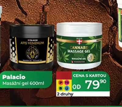 Palacio Masážní gel 600ml  