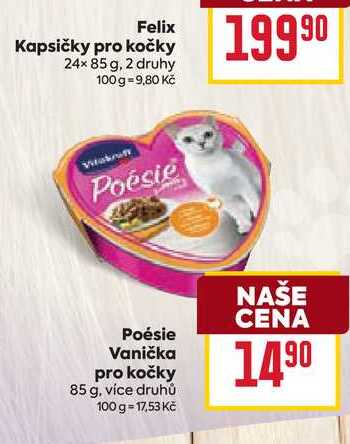 Poésie Vanička pro kočky 85 g