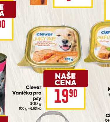Clever Vanička pro psy 300 g