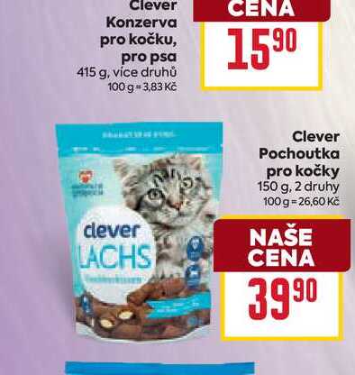 Clever Pochoutka pro kočky 150 g