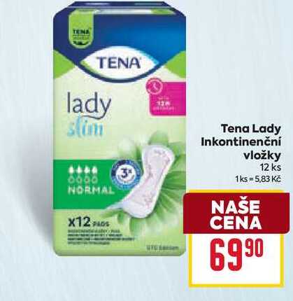 Tena Lady Inkontinenční vložky 12 ks 