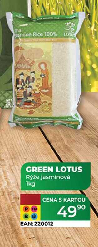 GREEN LOTUS Rýže jasmínová 1kg 