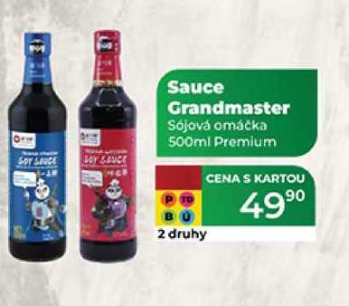 Sauce Grandmaster Sójová omáčka 500ml Premium