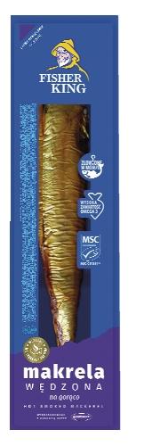 Uzená makrela s hlavou, 1 kg