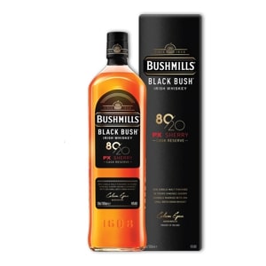 BUSHMILLS BLACK BUSH 80/20 PX SHERRY CASK