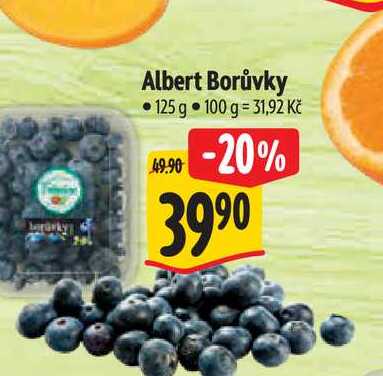   Albert Borůvky 125 g  