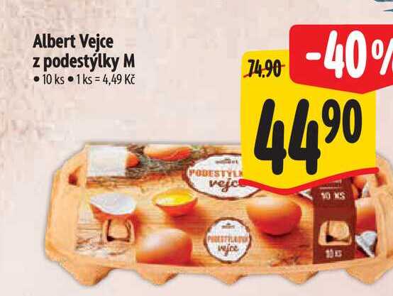 Albert Vejce z podestýlky M 10 ks 