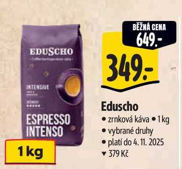  Eduscho zrnková káva  1kg  