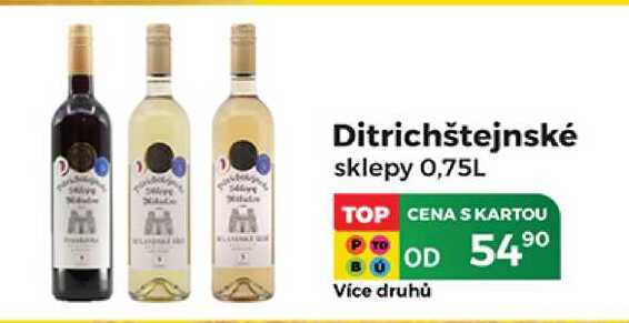 Ditrichštejnské sklepy 0,75L 
