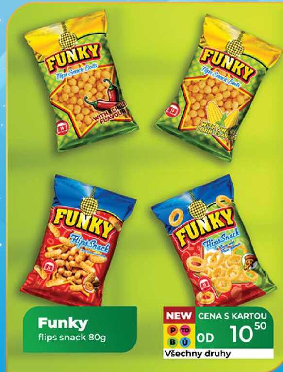 Funky flips snack 80g