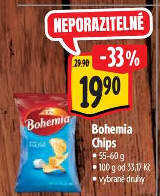   Bohemia Chips 55-60 g  
