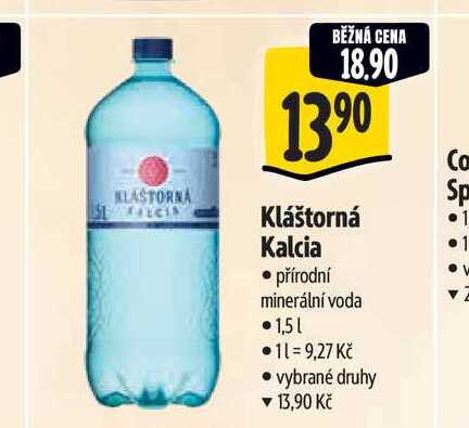   Kláštorná Kalcia  1,5 l