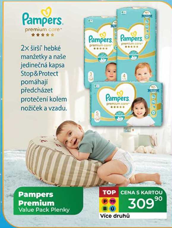 Pampers Premium Value Pack Plenky