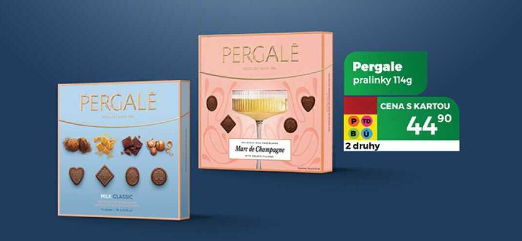 Pergale pralinky 114g 