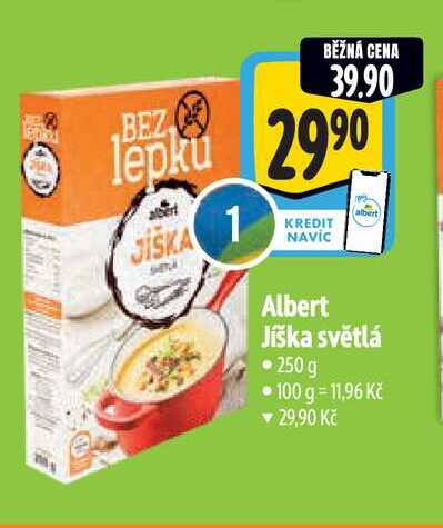 Albert Jíška světlá 250g
