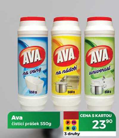 Ava čisticí prášek 550g 