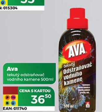 Ava tekutý odstraňovač vodního kamene 500ml
