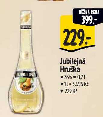 Jubilejná Hruška 35% 700ml