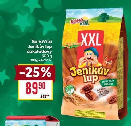 Bona Vita Jeníkův lup čokoládový 600 g