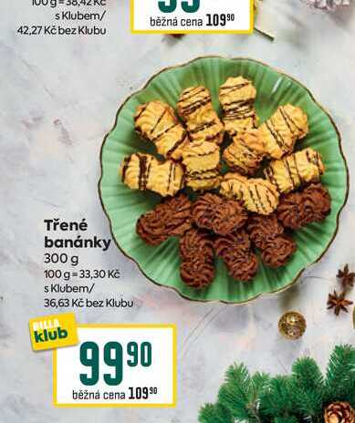 Třené banánky 300 g