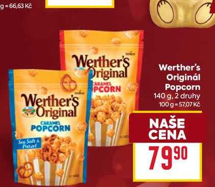 Werther's Originál Popcorn 140 g