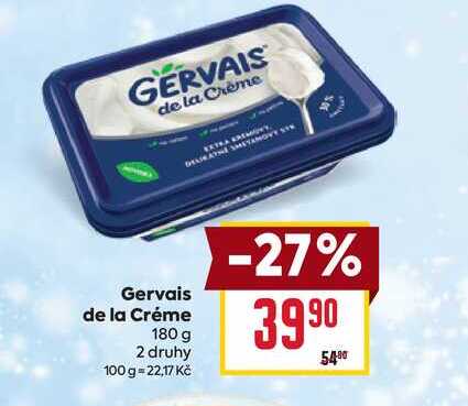 Gervais de la Créme 180 g 