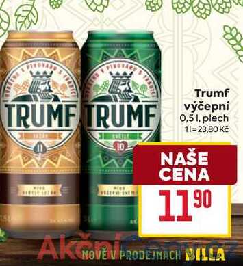 Trumf výčepní 0,51, plech