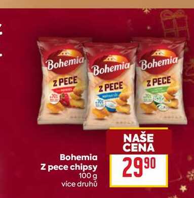 Bohemia Z pece chipsy 100g 