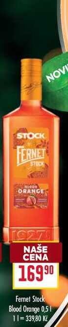 Fernet Stock Blood Orange 0,5l 