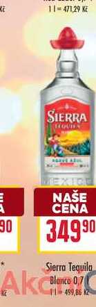 Sierra Tequila Blanco 0,7l