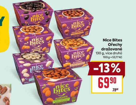 Nice Bites Ořechy dražované 130 g