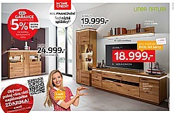 1: Obývací sestava - vysoká komoda
