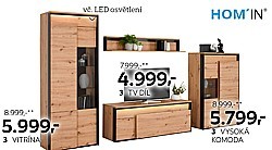 3: Obývací sestava - vysoká komoda
