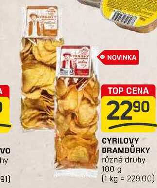 CYRILOVY BRAMBŮRKY různé druhy 100 g