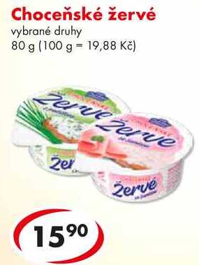 Choceňské žervé, 80 g