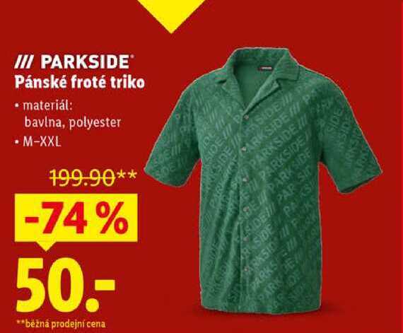 Pánské froté triko 