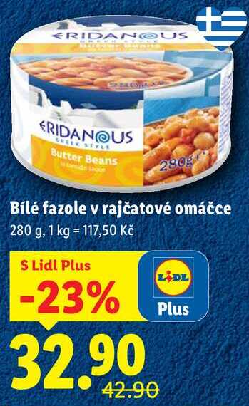 Bílé fazole v rajčatové omáčce, 280 g