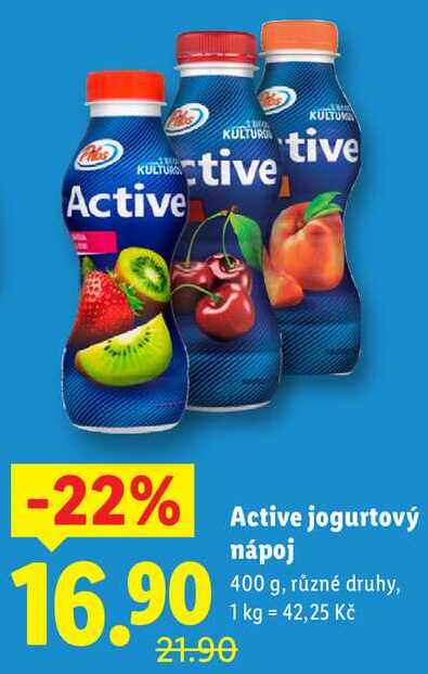 Active jogurtový nápoj, 400 g