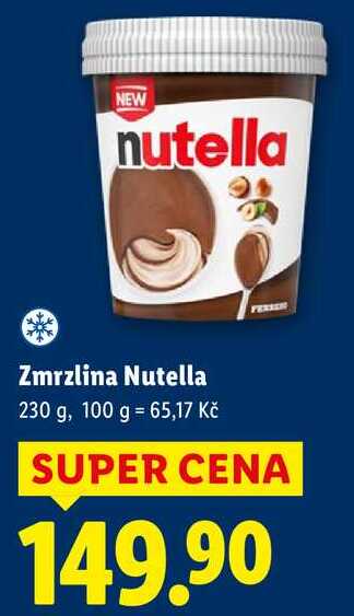 Zmrzlina Nutella, 230 g