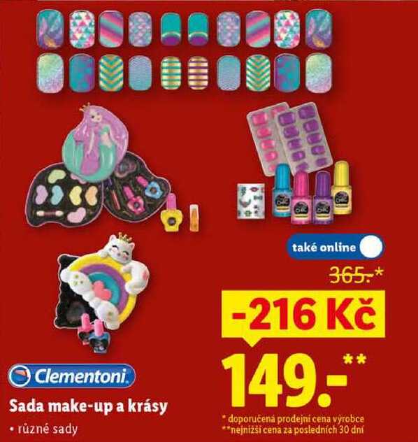 Sada make-up a krásy 