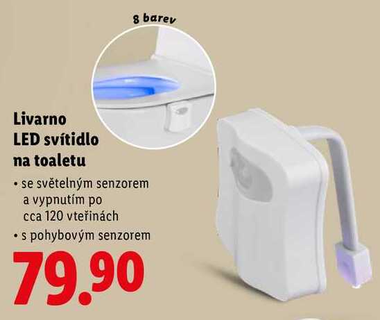 Livarno LED svítidlo na toaletu 