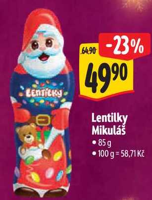 Lentilky Mikuláš, 85 g