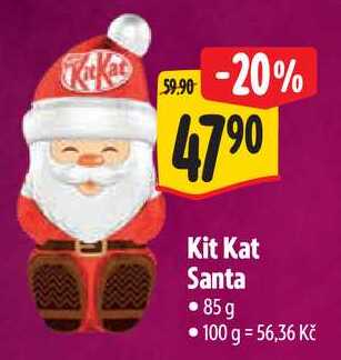 Kit Kat Santa, 85 g