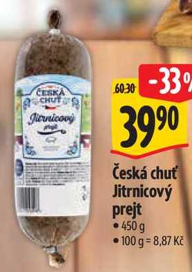Česká chuť Jitrnicový prejt, 450 g