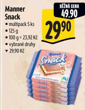 Manner Snack, 125 g